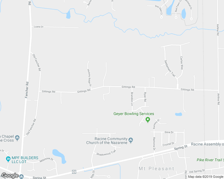 map of restaurants, bars, coffee shops, grocery stores, and more near 8607 Gittings Road in Mount Pleasant