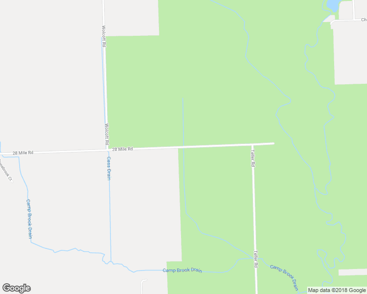 map of restaurants, bars, coffee shops, grocery stores, and more near 28 Mile Road in Ray