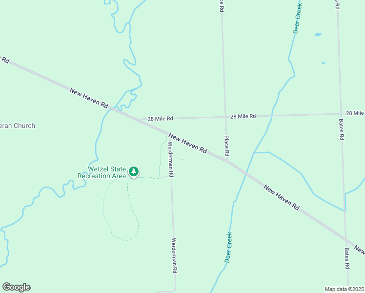 map of restaurants, bars, coffee shops, grocery stores, and more near 60717 New Haven Road in New Haven