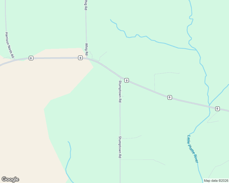 map of restaurants, bars, coffee shops, grocery stores, and more near 6657 Stumptown Road in Platteville