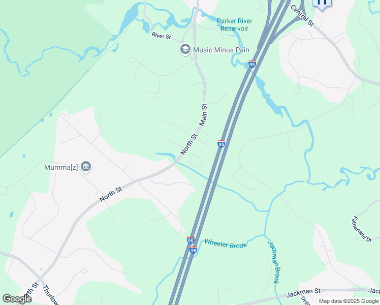map of restaurants, bars, coffee shops, grocery stores, and more near 28 Web Road in Georgetown
