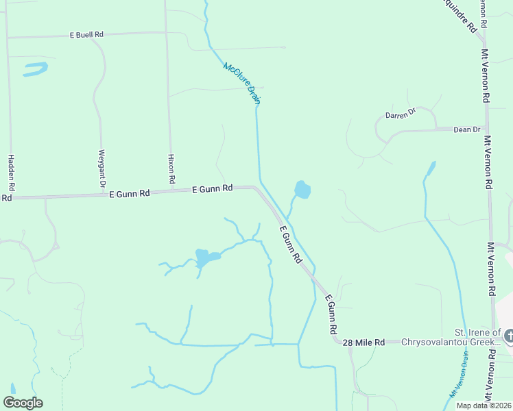 map of restaurants, bars, coffee shops, grocery stores, and more near 1750 East Gunn Road in Rochester