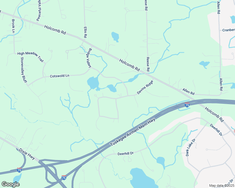 map of restaurants, bars, coffee shops, grocery stores, and more near 7614 Devins Ridge in Clarkston