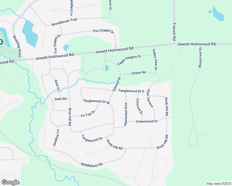 map of restaurants, bars, coffee shops, grocery stores, and more near 6 Edward Drive in Orchard Park