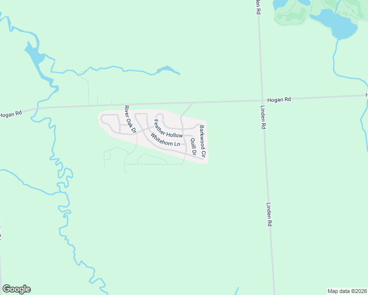 map of restaurants, bars, coffee shops, grocery stores, and more near Hunters Rill Hollow in Fenton