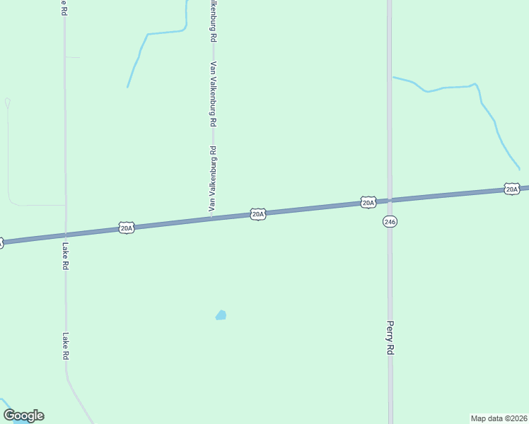 map of restaurants, bars, coffee shops, grocery stores, and more near 7111 U.S. 20A in Perry