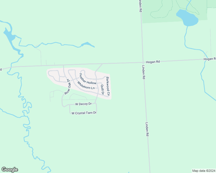 map of restaurants, bars, coffee shops, grocery stores, and more near Barkwood Circle in Fenton