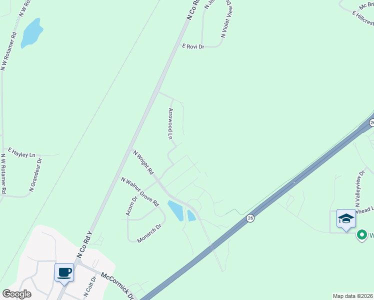 map of restaurants, bars, coffee shops, grocery stores, and more near 3546 Joshua Drive in Milton