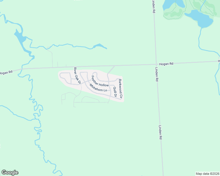 map of restaurants, bars, coffee shops, grocery stores, and more near Hunters Rill Hollow in Fenton