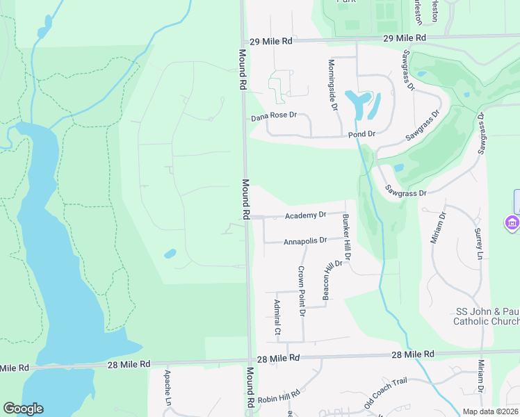 map of restaurants, bars, coffee shops, grocery stores, and more near 61787 West Point Drive in Washington