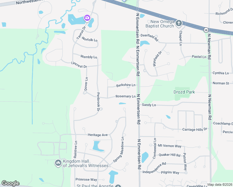 map of restaurants, bars, coffee shops, grocery stores, and more near 6336 Rosemary Lane in Mount Pleasant