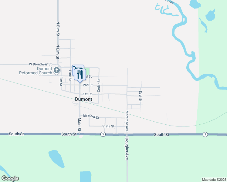 map of restaurants, bars, coffee shops, grocery stores, and more near 201-499 2nd St in Dumont