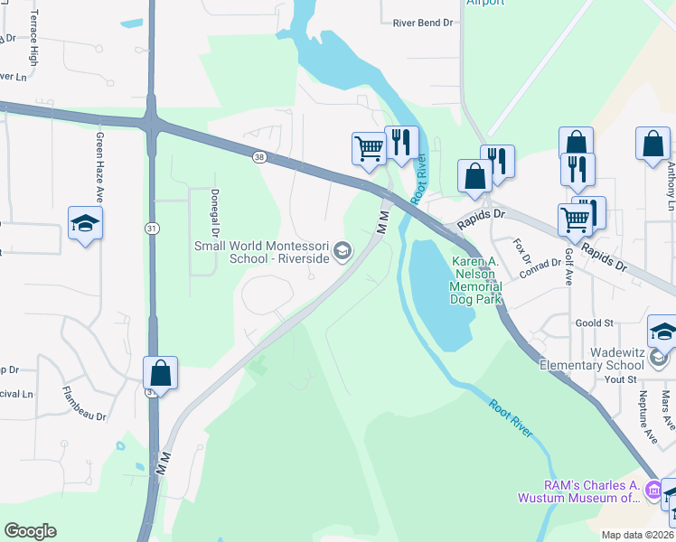 map of restaurants, bars, coffee shops, grocery stores, and more near 2528 Markridge Drive in Mount Pleasant
