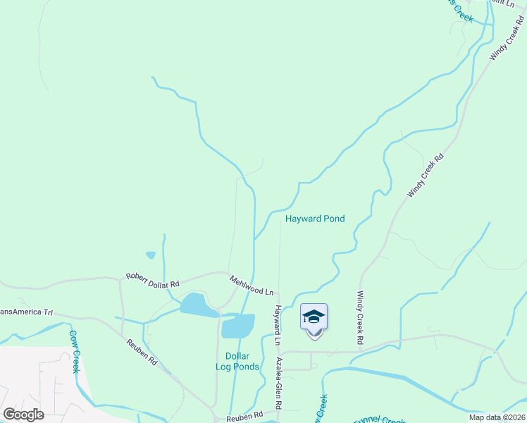 map of restaurants, bars, coffee shops, grocery stores, and more near 589 Mehlwood Lane in Glendale