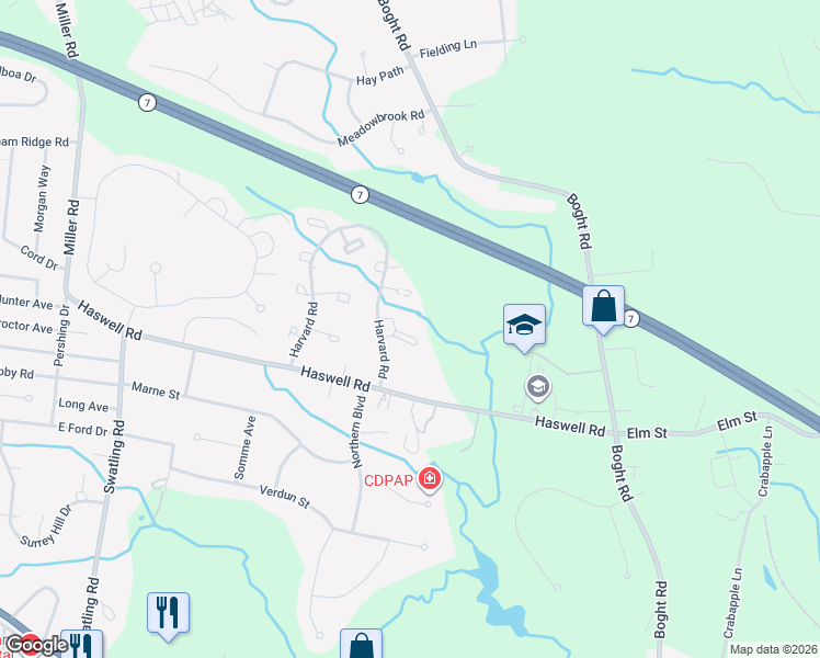 map of restaurants, bars, coffee shops, grocery stores, and more near 174 Harvard Road in Watervliet