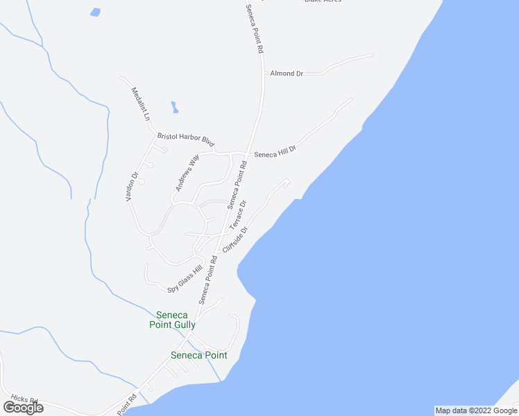 map of restaurants, bars, coffee shops, grocery stores, and more near 49 Cliffside Drive in Canandaigua
