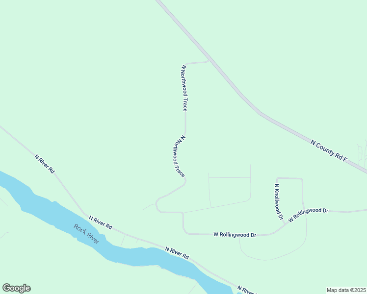 map of restaurants, bars, coffee shops, grocery stores, and more near 5316 North Northwood Trace in Janesville