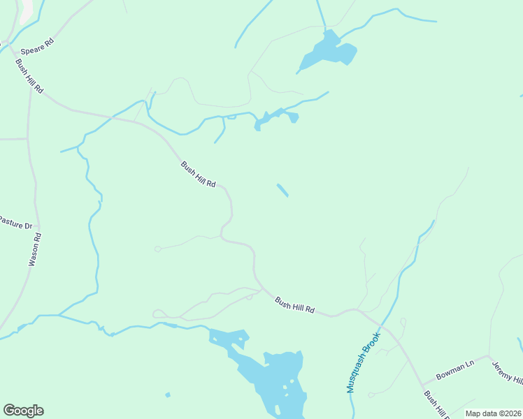 map of restaurants, bars, coffee shops, grocery stores, and more near 100-122 Bush Hill Road in Hudson