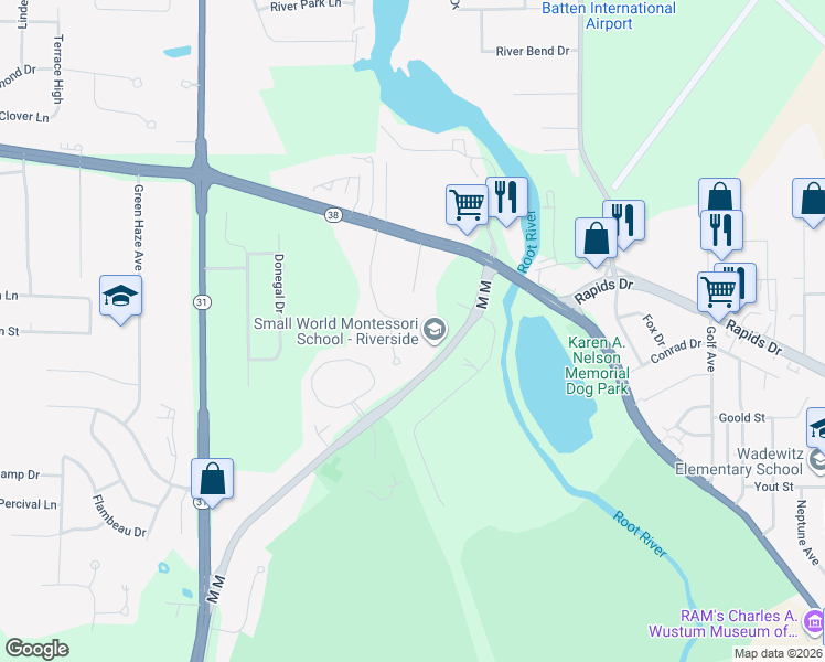 map of restaurants, bars, coffee shops, grocery stores, and more near 2528 Markridge Drive in Mount Pleasant