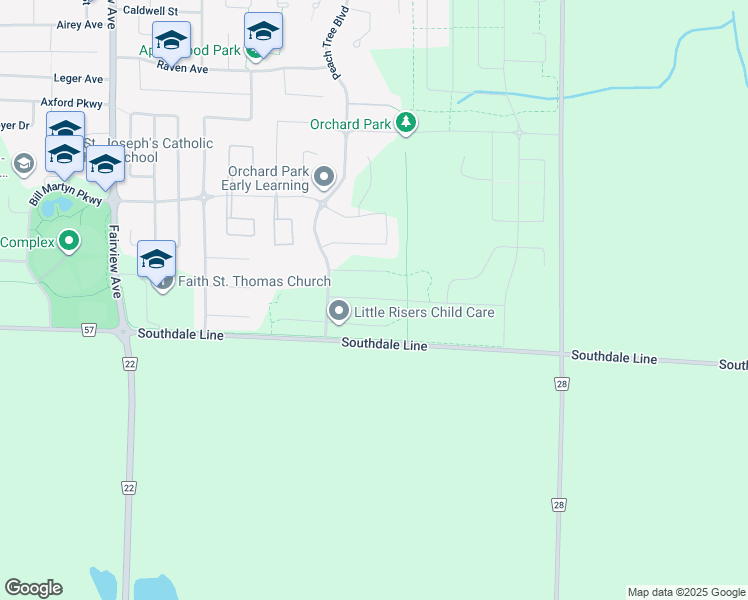 map of restaurants, bars, coffee shops, grocery stores, and more near 36 Cortland Terrace in St. Thomas