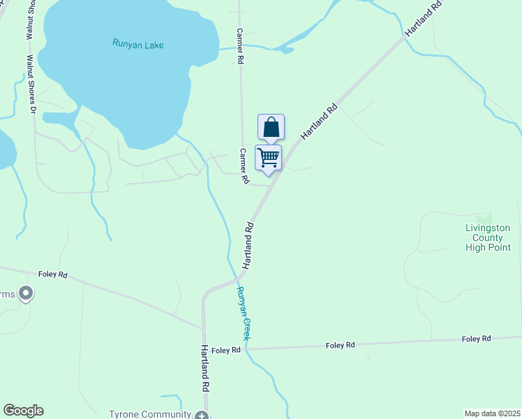 map of restaurants, bars, coffee shops, grocery stores, and more near in Fenton