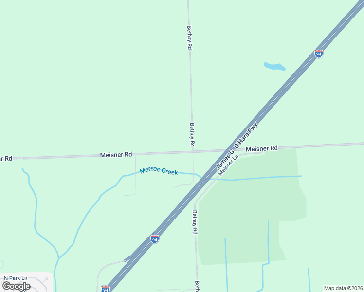 map of restaurants, bars, coffee shops, grocery stores, and more near 10026 Meisner Road in Casco