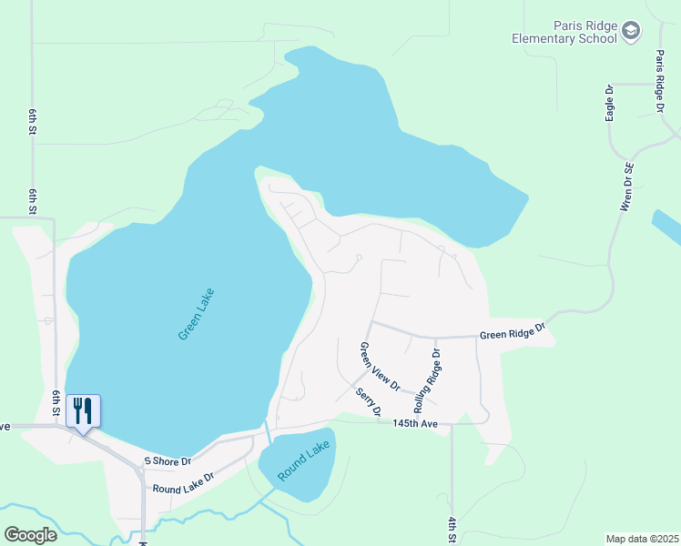 map of restaurants, bars, coffee shops, grocery stores, and more near Nate Drive in Allegan County