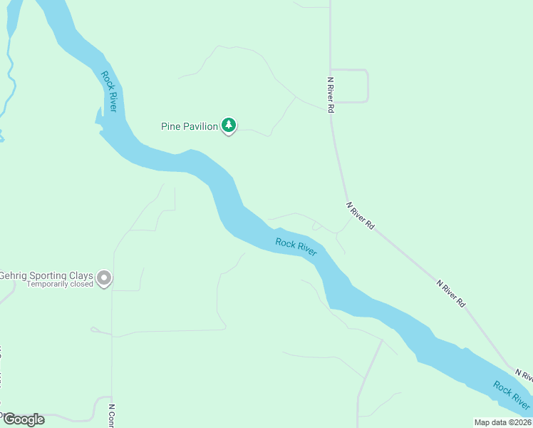 map of restaurants, bars, coffee shops, grocery stores, and more near 5518 North Sunnyshore Drive in Janesville