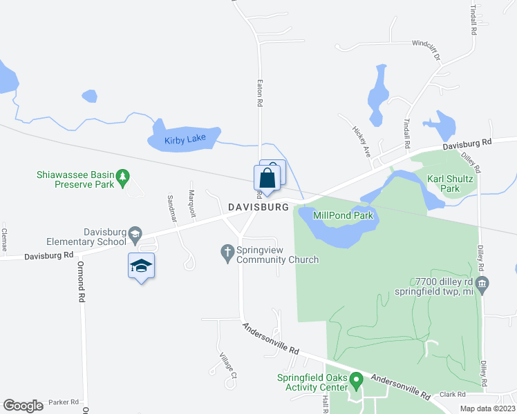 map of restaurants, bars, coffee shops, grocery stores, and more near in Oakland County