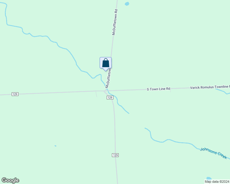 map of restaurants, bars, coffee shops, grocery stores, and more near 5854 Varick Romulus Townline Road in Romulus