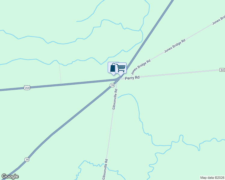 map of restaurants, bars, coffee shops, grocery stores, and more near 2062 New York 39 in Leicester