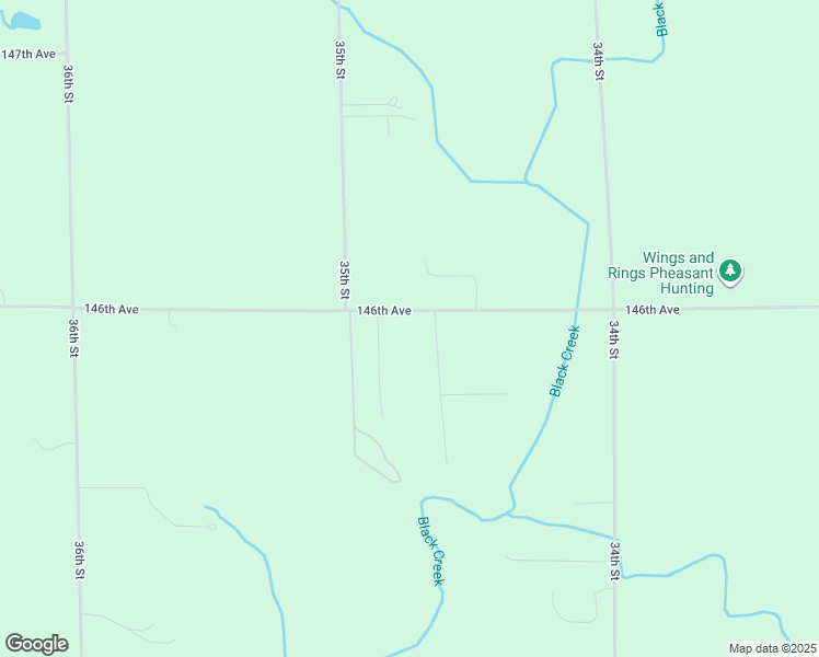 map of restaurants, bars, coffee shops, grocery stores, and more near 3484 146th Avenue in Zeeland