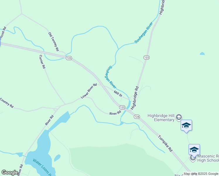 map of restaurants, bars, coffee shops, grocery stores, and more near 30 Mill Street in New Ipswich