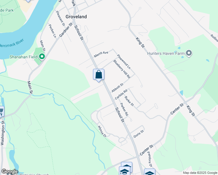 134 School Street, Groveland MA Walk Score