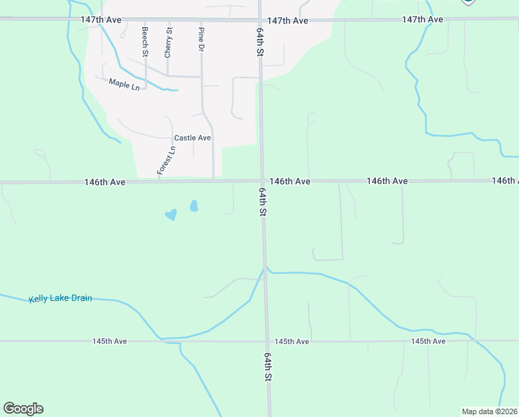 map of restaurants, bars, coffee shops, grocery stores, and more near 4584 64th Street in Holland