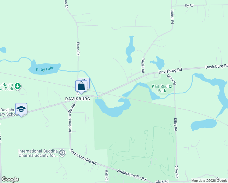 map of restaurants, bars, coffee shops, grocery stores, and more near 407 Broadway in Oakland County