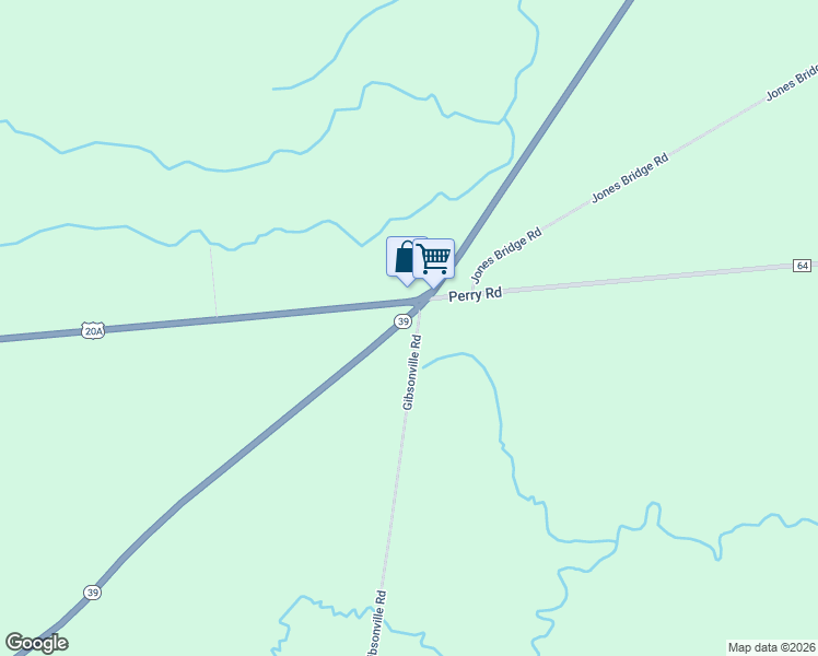 map of restaurants, bars, coffee shops, grocery stores, and more near 2062 New York 39 in Leicester