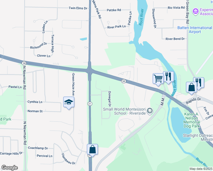 map of restaurants, bars, coffee shops, grocery stores, and more near 2744 Donegal Drive in Mount Pleasant