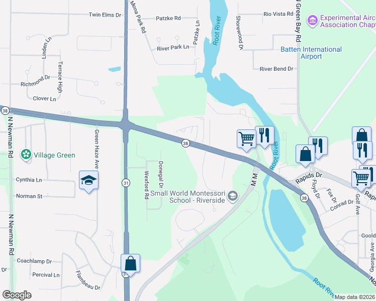 map of restaurants, bars, coffee shops, grocery stores, and more near 4225 Northwestern Avenue in Mount Pleasant