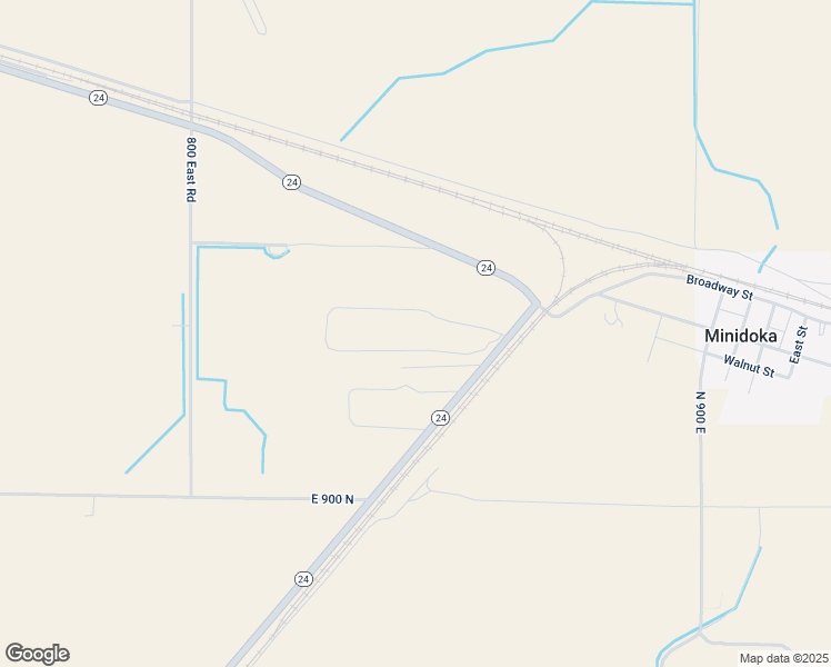 map of restaurants, bars, coffee shops, grocery stores, and more near in Minidoka