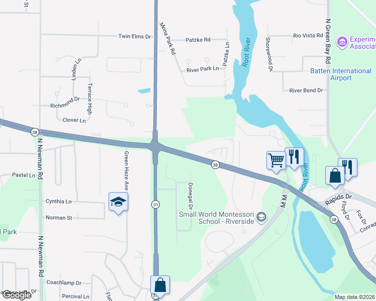 map of restaurants, bars, coffee shops, grocery stores, and more near 4426 Northwestern Avenue in Mount Pleasant
