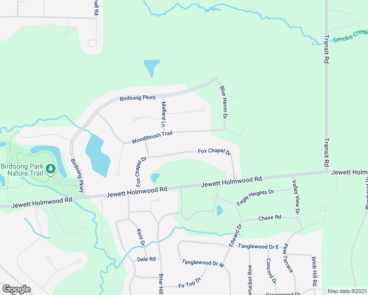 map of restaurants, bars, coffee shops, grocery stores, and more near 50 Fox Chapel Drive in Orchard Park