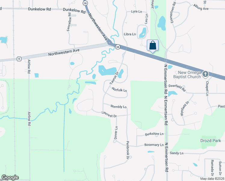 map of restaurants, bars, coffee shops, grocery stores, and more near 6500 Anforest Lane in Racine