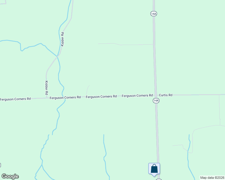 map of restaurants, bars, coffee shops, grocery stores, and more near 2492 Ferguson Corners Rd in Yates