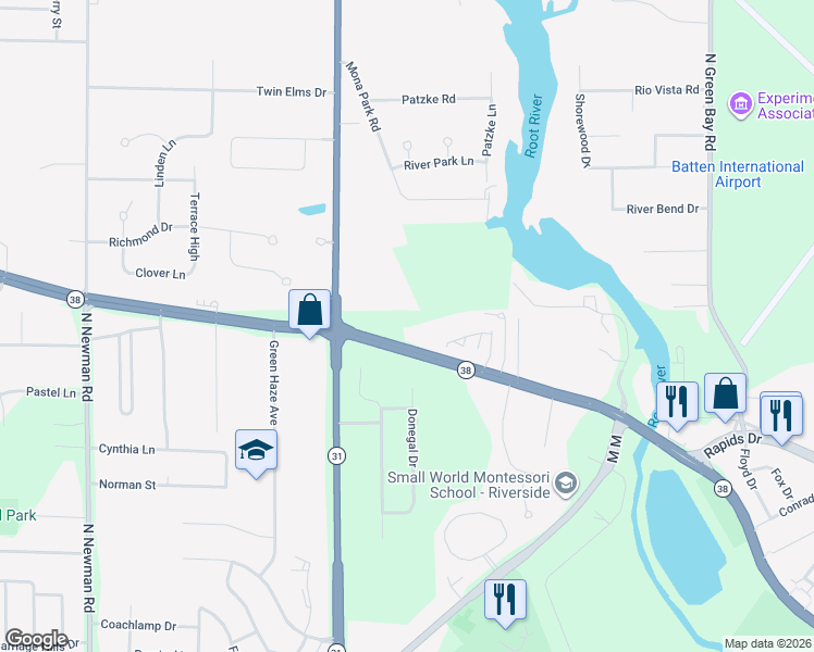 map of restaurants, bars, coffee shops, grocery stores, and more near 4426 Northwestern Avenue in Mount Pleasant