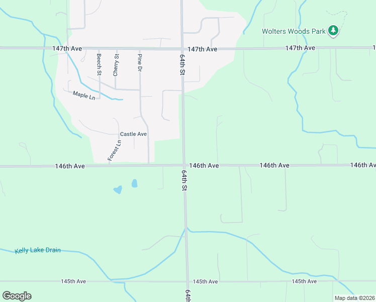 map of restaurants, bars, coffee shops, grocery stores, and more near 4598 64th Street in Holland