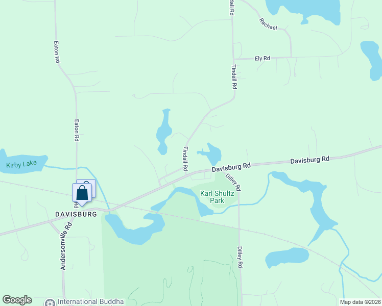 map of restaurants, bars, coffee shops, grocery stores, and more near 8245 Tindall Road in Oakland County