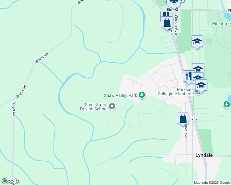 map of restaurants, bars, coffee shops, grocery stores, and more near 35 Old Course Road in St. Thomas