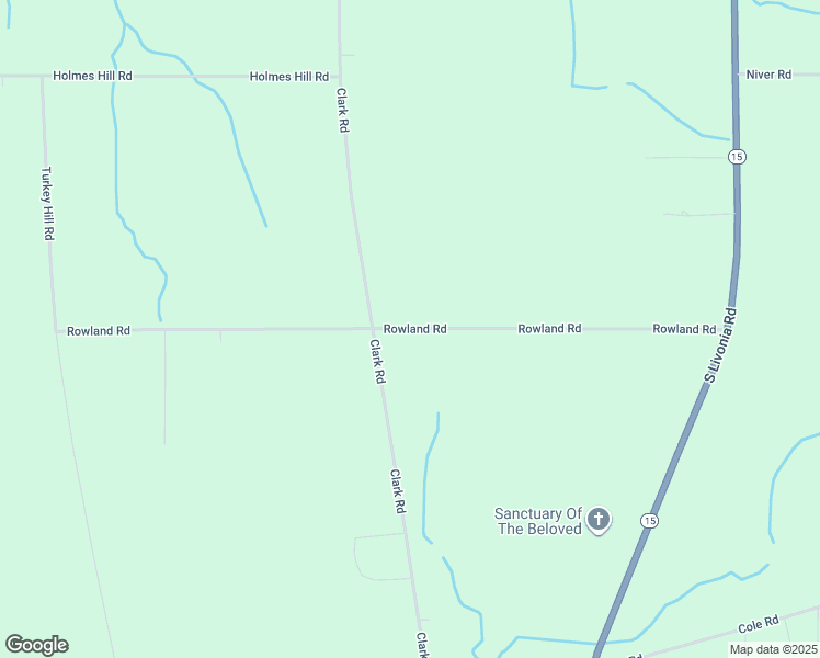 map of restaurants, bars, coffee shops, grocery stores, and more near 6181 Rowland Road in Conesus