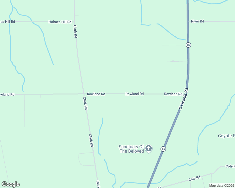 map of restaurants, bars, coffee shops, grocery stores, and more near 6181 Rowland Road in Conesus